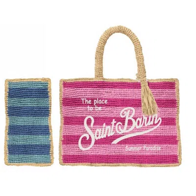 Mc2 Saint Barth Women Handbags  - Colette Raffia Stripes Multic 2132 Emb - N.d.