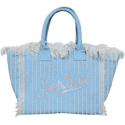 Mc2 Saint Barth Women Handbags  - Vanity Strass Stripes 31 Silver - N.d.