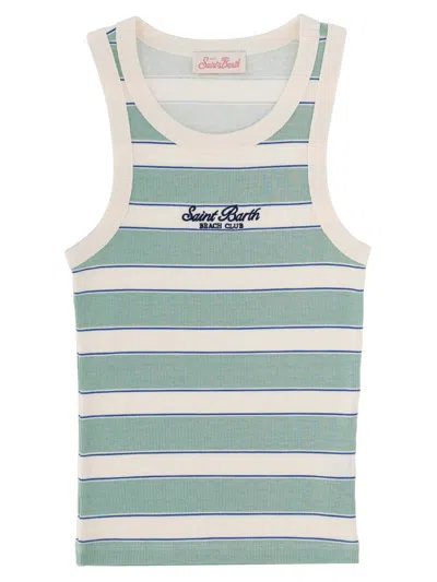 Mc2 Saint Barth Women's Multi-pattern Mini Top In Multicolour