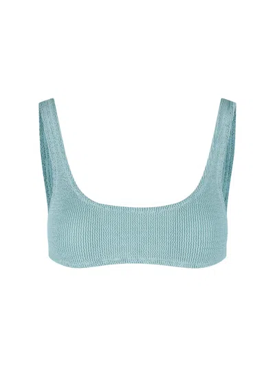Mc2 Saint Barth Women's Stretch Nylon Swimsuit In Blue