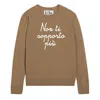 Mc2 Saint Barth Women's Sweaters  - New Queen Bear 19 Emb - Camel