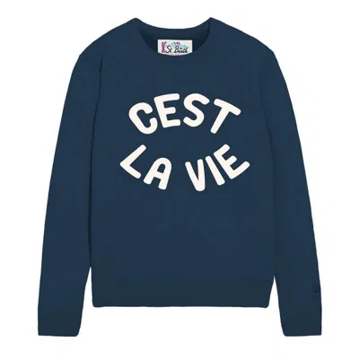 Mc2 Saint Barth Women's Sweaters  - New Queen Streets 61 - Blue
