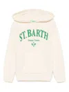 Mc2 Saint Barth Wook Hoodie In White