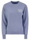 Mc2 Saint Barth Wool And Cashmere Blend Sweater With Embroidery Nessuno Te Lha Chiesto In Light Blue