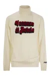 MC2 SAINT BARTH MC2 SAINT BARTH WOOL AND CASHMERE BLEND TURTLENECK SWEATER VACANZE DI NATALE