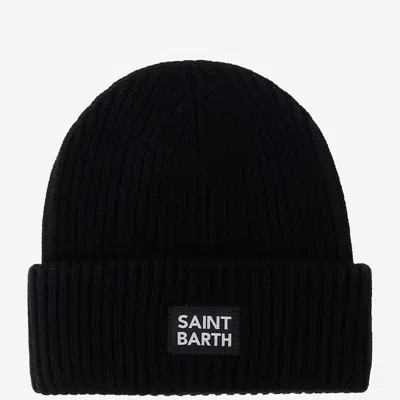 MC2 SAINT BARTH MC2 SAINT BARTH WOOL BLEND BEANIE WITH LOGO