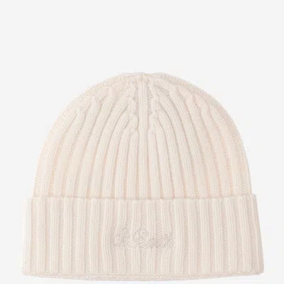 MC2 SAINT BARTH MC2 SAINT BARTH WOOL BLEND BEANIE WITH LOGO