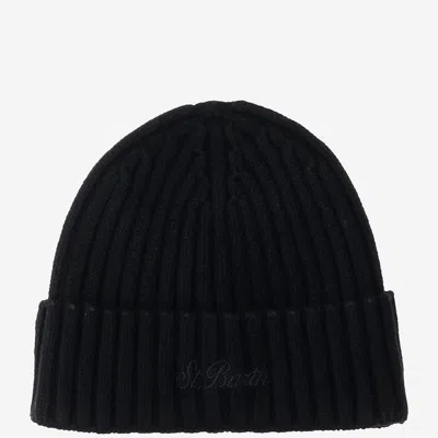 MC2 SAINT BARTH MC2 SAINT BARTH WOOL BLEND BEANIE WITH LOGO