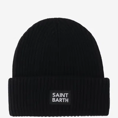 MC2 SAINT BARTH WOOL BLEND BEANIE WITH LOGO