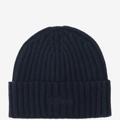 MC2 SAINT BARTH WOOL BLEND BEANIE WITH LOGO