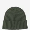 Mc2 Saint Barth Wool Blend Beanie With Logo In Green