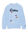 Mc2 Saint Barth Ski-race Douglas Sweater In Blue