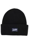 Mc2 Saint Barth Wool Blend Hat In Black