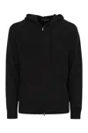 Mc2 Saint Barth Wool Cardigan With Zip In Black
