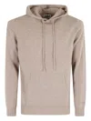Mc2 Saint Barth Wool Hoodie In Brown
