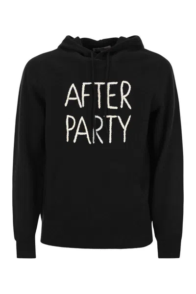 Mc2 Saint Barth Wool Jumper After Party In Black