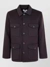 Mc2 Saint Barth Wool Single-breasted Coat In Multi