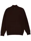 Mc2 Saint Barth Wool Sweater In Brown