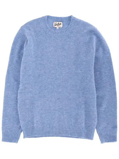 Mc2 Saint Barth Crew-neck Sweater In Blue