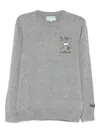 Mc2 Saint Barth Wool Sweater In Gray