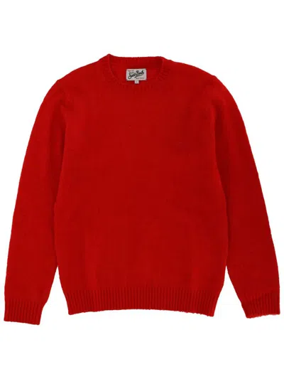 Mc2 Saint Barth Wool Sweater In Metallic