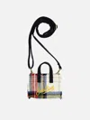 Mc2 Saint Barth Wooly Key Holder With Tartan Print In White