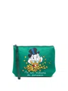 Mc2 Saint Barth X Disney Aline Clutch Bag In Green