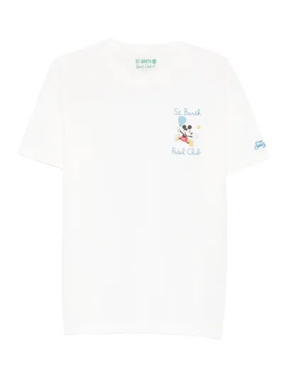Mc2 Saint Barth X Disney Arnott Graphic T-shirt In White