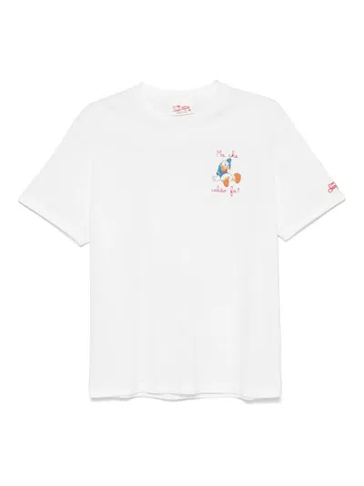 Mc2 Saint Barth X Disney Donald-print T-shirt In White