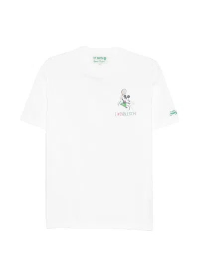 Mc2 Saint Barth X Disney Graphic-print T-shirt In White