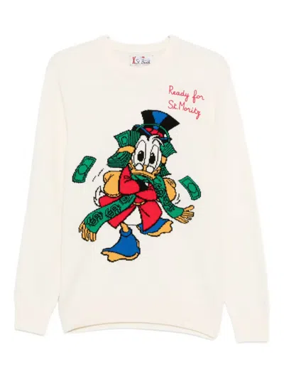 Mc2 Saint Barth X Disney Heron Jumper In Gray