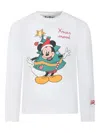 Mc2 Saint Barth X Disney Long-sleeve Graphic T-shirt In White