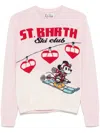 Mc2 Saint Barth Ski Club Sweater In Pink