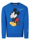 Mc2 Saint Barth X Disney Printed Sweatshirt In Blue