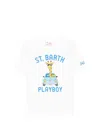 Mc2 Saint Barth Kids' X Fiat 500 Denver Jr Short-sleeve T-shirt In White