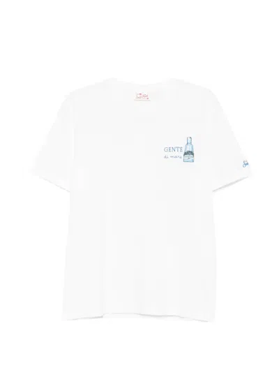 Mc2 Saint Barth X Gin Mare Embroidered T-shirt In White