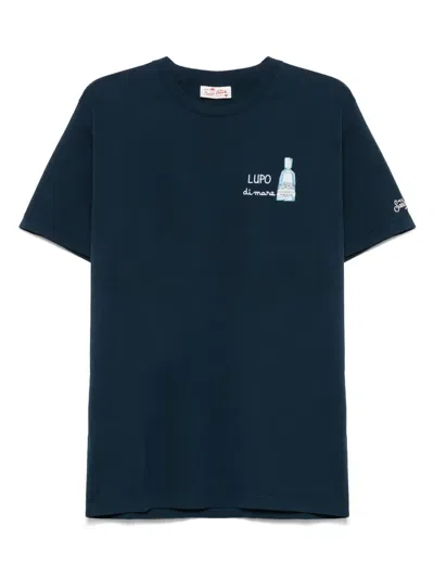 Mc2 Saint Barth X Gin Mare Lupo-embroidered T-shirt