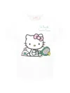 Mc2 Saint Barth White T-shirt For Girl With Hello Kitty In White