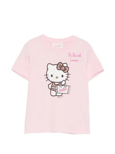 Mc2 Saint Barth Kids' X Hello Kitty Elly T-shirt In Pink
