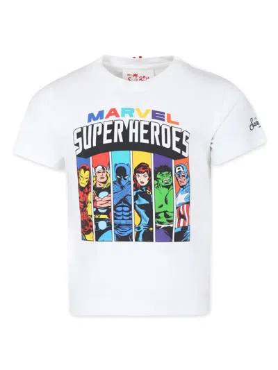 MC2 SAINT BARTH X MARVEL SUPERHEROES COTTON T-SHIRT