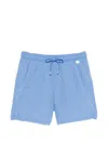 Mc2 Saint Barth X Pantone Lighting Drawstring Swim Shorts In Blue