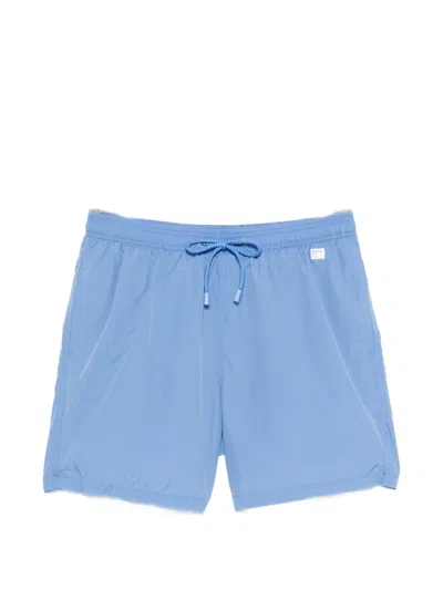 Mc2 Saint Barth X Pantone Lighting Drawstring Swim Shorts In Blue