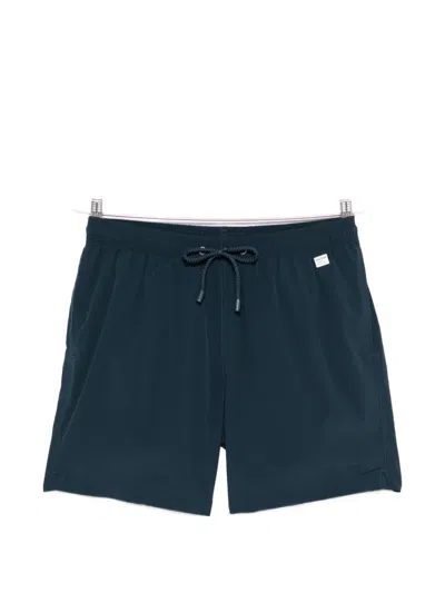 Mc2 Saint Barth X Pantone Lighting Drawstring Swim Shorts In Blue