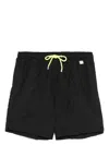 Mc2 Saint Barth Ultralight Swim Short Pantone In 黑色
