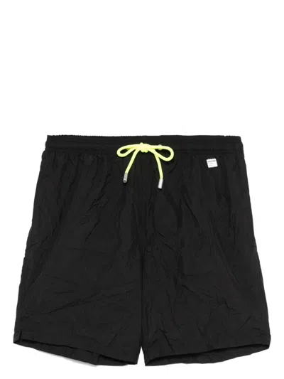 Mc2 Saint Barth Ultralight Swim Short Pantone In Black