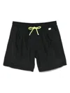 Shop Mc2 Saint Barth X Pantone Lighting Swim Shorts In Black