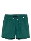 Mc2 Saint Barth Ultralight Swim Short Pantone In Green