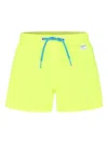 Mc2 Saint Barth Logo Swim Shorts In 黄色