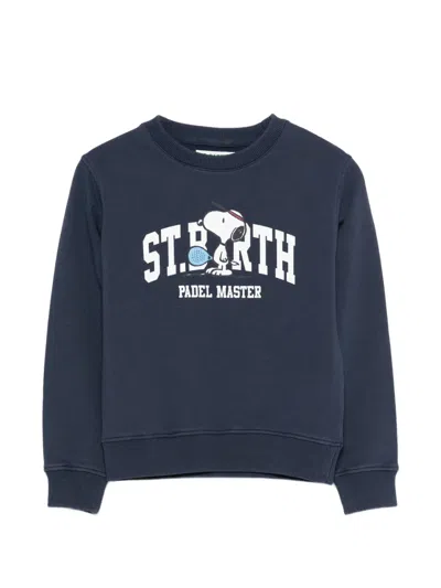 Mc2 Saint Barth Kids' X Peanuts Bobby Sweatshirt In Blue