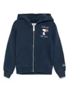 Mc2 Saint Barth X Peanuts Cotton Hoodie In ブルー